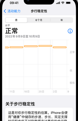 长清iPhone手机维修如何在iPhone开启'步行稳定性通知'