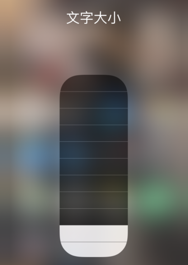 长清苹果手机维修分享小技巧：在 iPhone 控制中心快速调节字体大小 